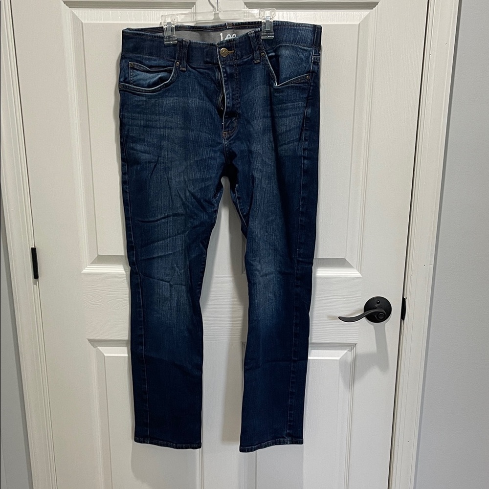 Lee Men's Indigo Slim Straight Jeans